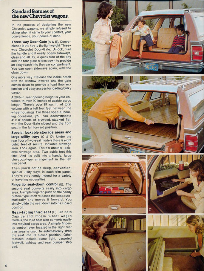 1977 Chevrolet Wagons Brochure Page 6